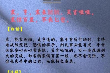 震卦代表的内涵与影响：解读震卦之人特质与生活哲学