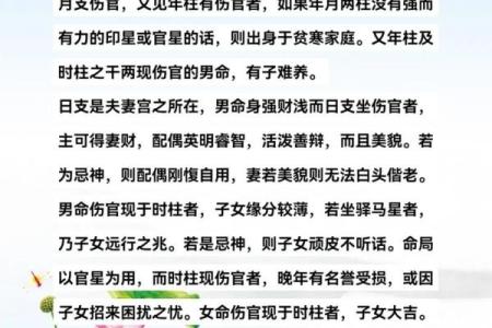 伤官在八字命理中的深刻含义与影响分析